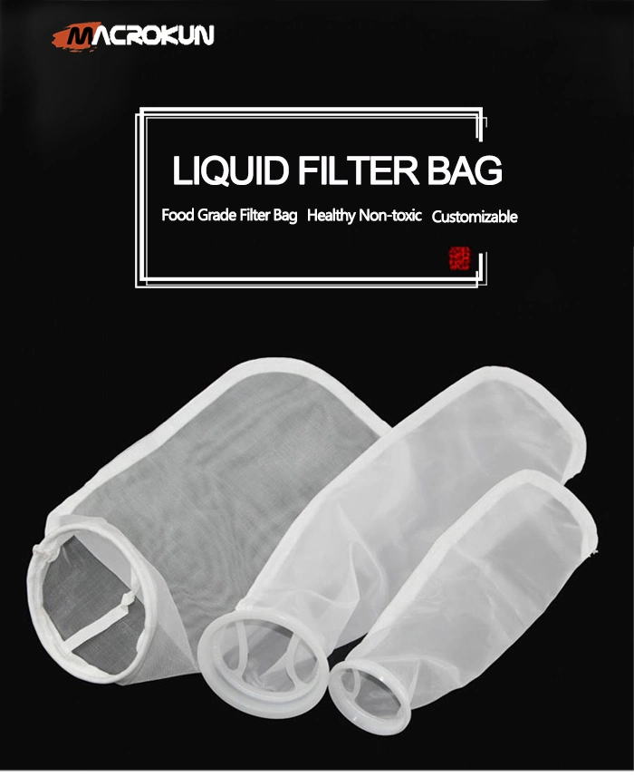 Plastic Ring Top Nylon Liquid Filter Bag