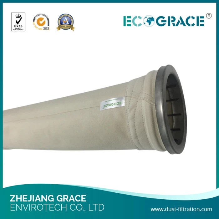 350g-750g Woven Fiberglass Dust Filter Bag with PTFE Coating