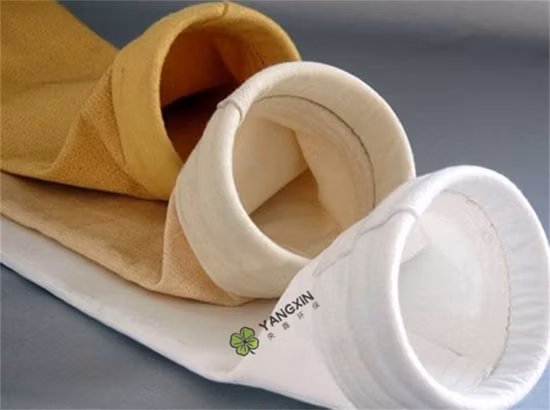 Reverse Air Baghouse 750/800GSM gewebter Glasfaser-Staubfilterbeutel mit PTFE-Membran